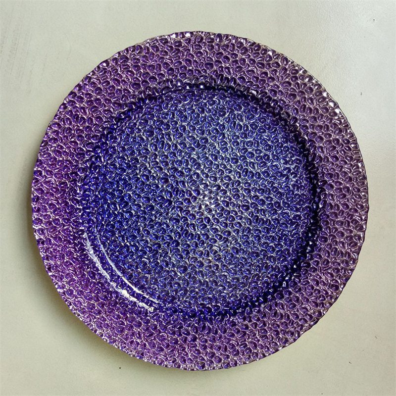 Wholesale Glass Charger Plate PZ-042 - Image 5
